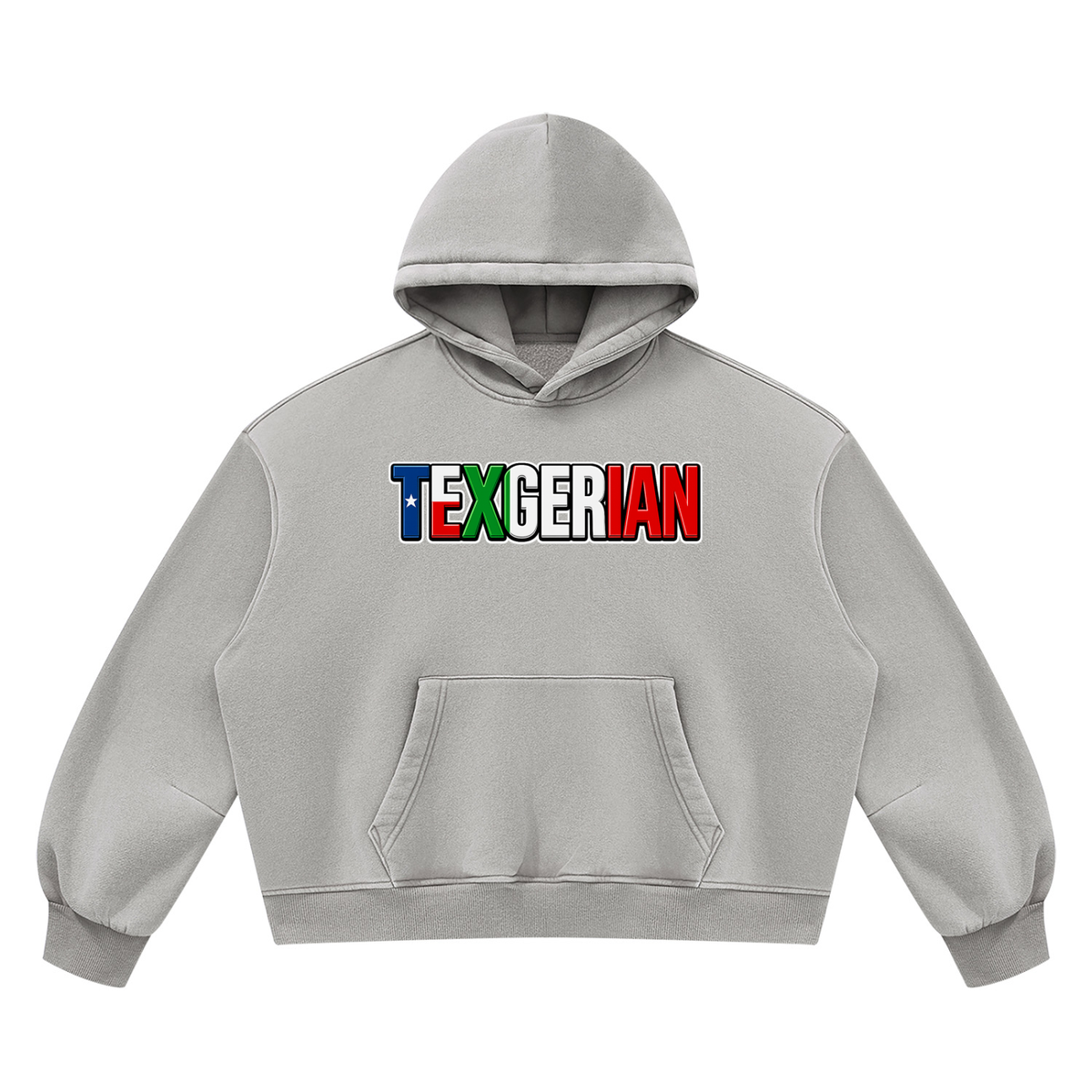 Unisex Vintage Wash Boxy Fleece Hoodie